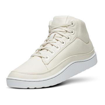 Allbirds Canvas Pacer Mids High Damen Beige Weiß | DE1231GS