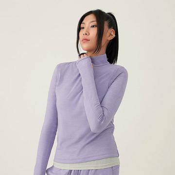 Allbirds Performance Quarter Zip Hoodie Damen Lila | DE1104SG