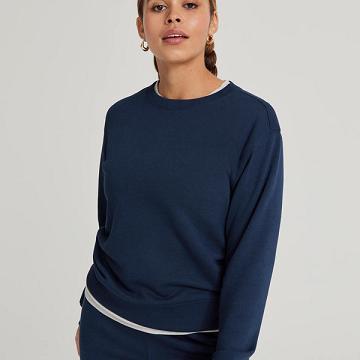 Allbirds R&R Sweat Hemd Damen Navy | DE1121XY