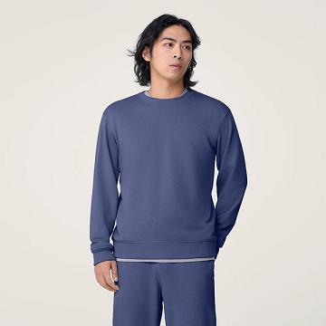 Allbirds R&R Sweat Hemd Herren Navy Blau | DE1568HA