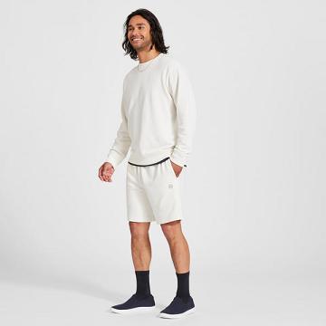Allbirds R&R Sweat Kurze Hose Herren Beige Weiß | DE1578YX