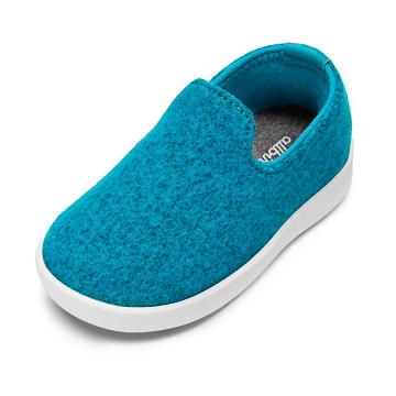 Allbirds Smallbirds Wolle Loungers Slip On Schuhe Kinder Türkis | DE1007TC