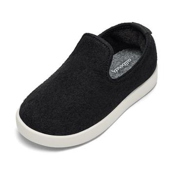Allbirds Smallbirds Wolle Loungers Slip On Schuhe Kinder Beige Schwarz | DE1009EB