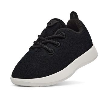Allbirds Smallbirds Wolle Runner Sneakers Kinder Beige Schwarz | DE1021JP