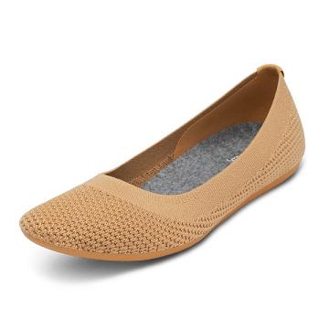 Allbirds Tree Breezers Flache Schuhe Damen Braun | DE1210PJ
