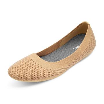 Allbirds Tree Breezers Lux Flache Schuhe Damen Braun | DE1207DF