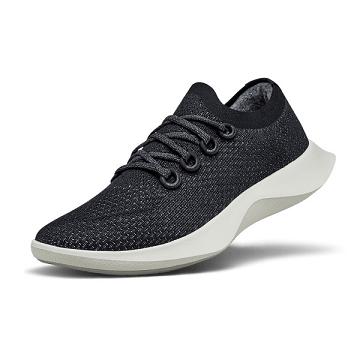 Allbirds Tree Dasher 1 Laufschuhe Damen Schwarz Weiß | DE1279LI