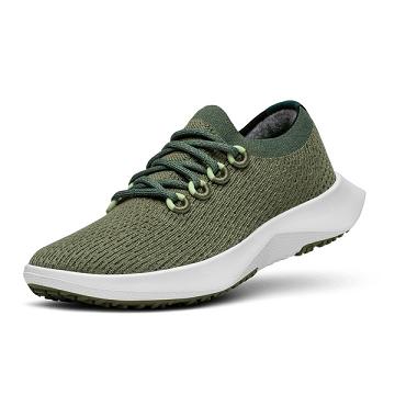 Allbirds Tree Dasher 2 Laufschuhe Damen Olivgrün | DE1256HA