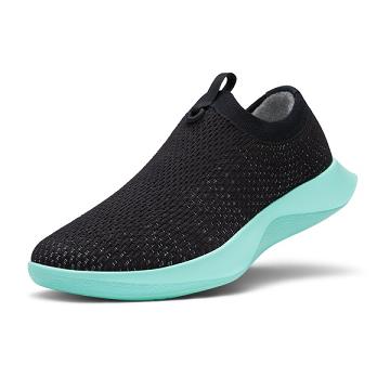 Allbirds Tree Dasher Relay Sneakers Herren Schwarz Mintfarben | DE1837UZ