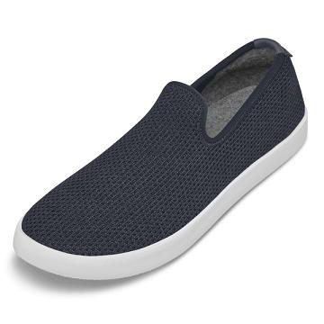 Allbirds Tree Loungers Slip On Schuhe Herren Navy Weiß | DE1765QM