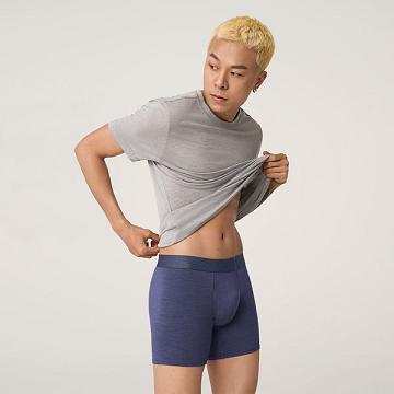 Allbirds Trino® Boxer Brief Unterwäsche Herren Navy | DE1603UZ
