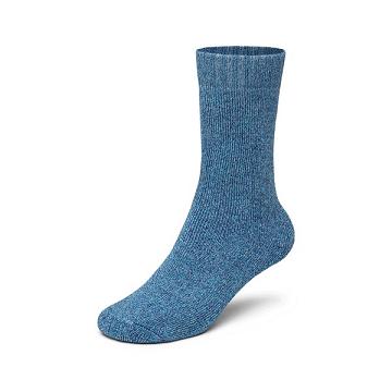 Allbirds Trino® Cozy Crew Socken Damen Blau | DE1090MQ