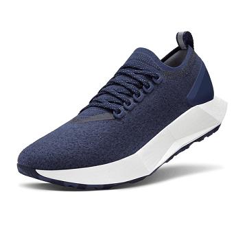 Allbirds Wolle Flyer Mizzles Wasserdichte Schuhe Damen Navy | DE1192WN