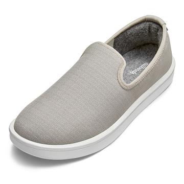 Allbirds Wolle Lounger Woven Slip On Schuhe Herren Grau | DE1792MQ