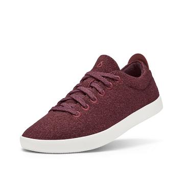 Allbirds Wolle Pipers Sneakers Damen Bordeaux | DE1433XY