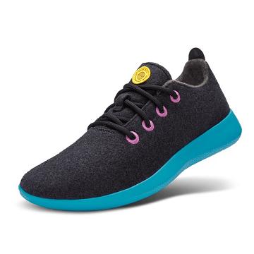 Allbirds Wolle Runner Sneakers Herren Blau Schwarz | DE1819NW