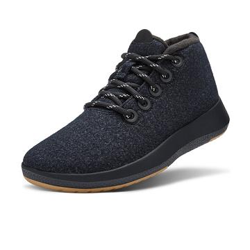 Allbirds Wolle Runner-up Mizzles High Herren Schwarz | DE1649DF