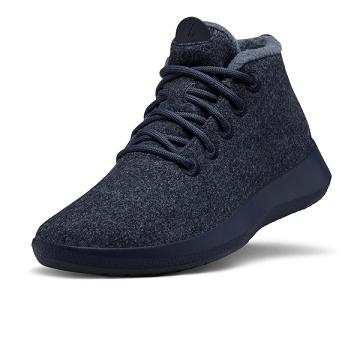 Allbirds Wolle Runner-up Mizzles Wasserdichte Schuhe Damen Navy | DE1183AH